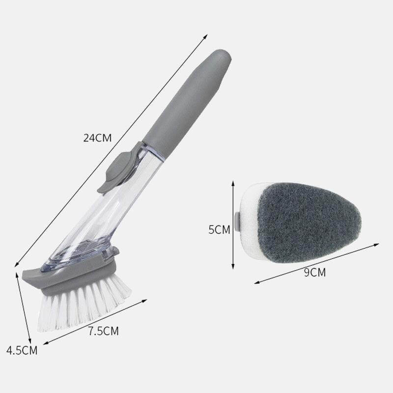 BowLift | 2in1 Liquid Dispenser Dish Washing Brush