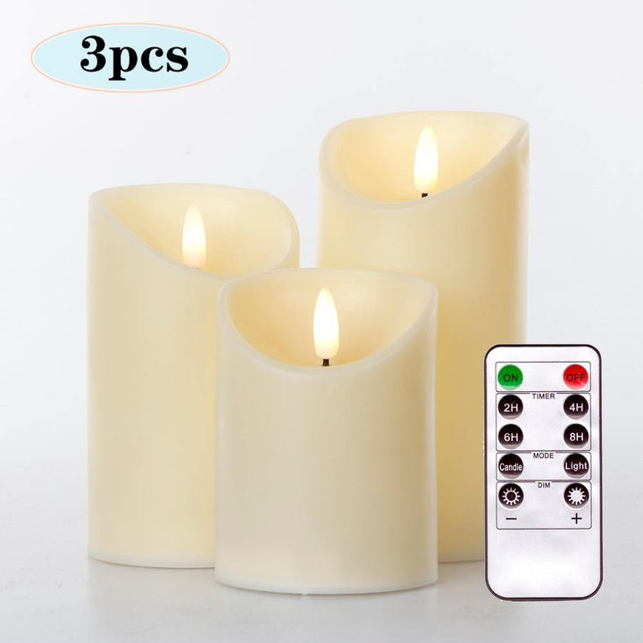 3pcs Remote Control LED Flameless Candle | Bowlift