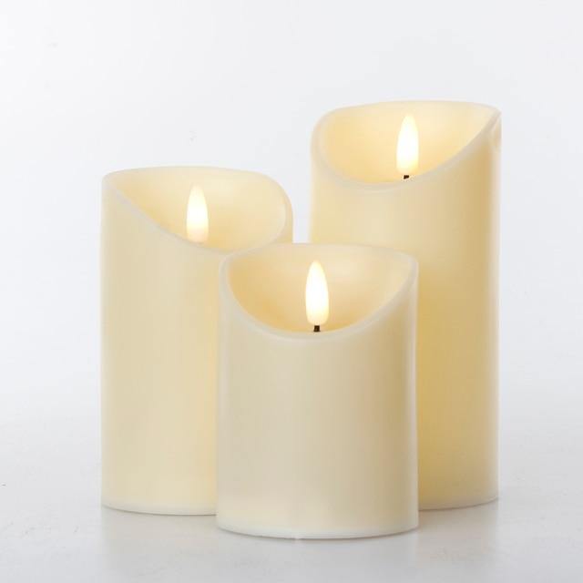 3pcs Remote Control LED Flameless Candle | Bowlift
