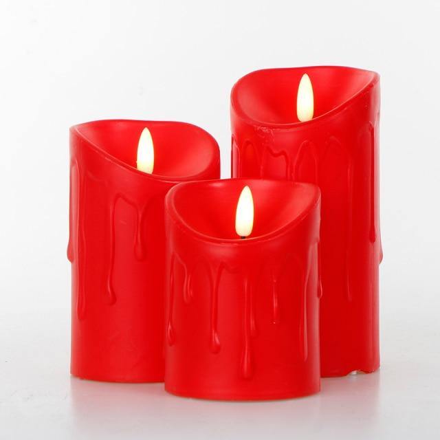 3pcs Remote Control LED Flameless Candle | Bowlift