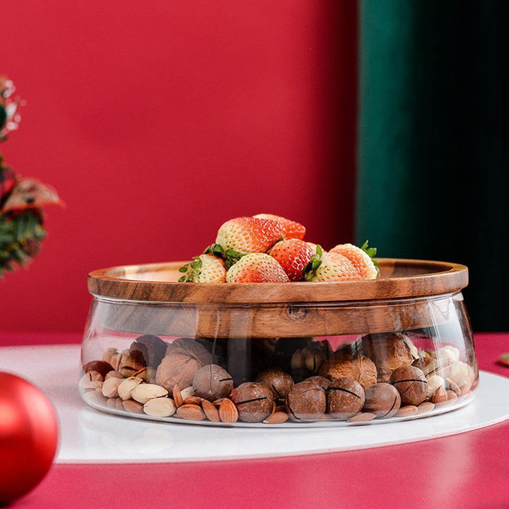 BowLift | Elegant Glass Bowl Dried Food Storage Box
