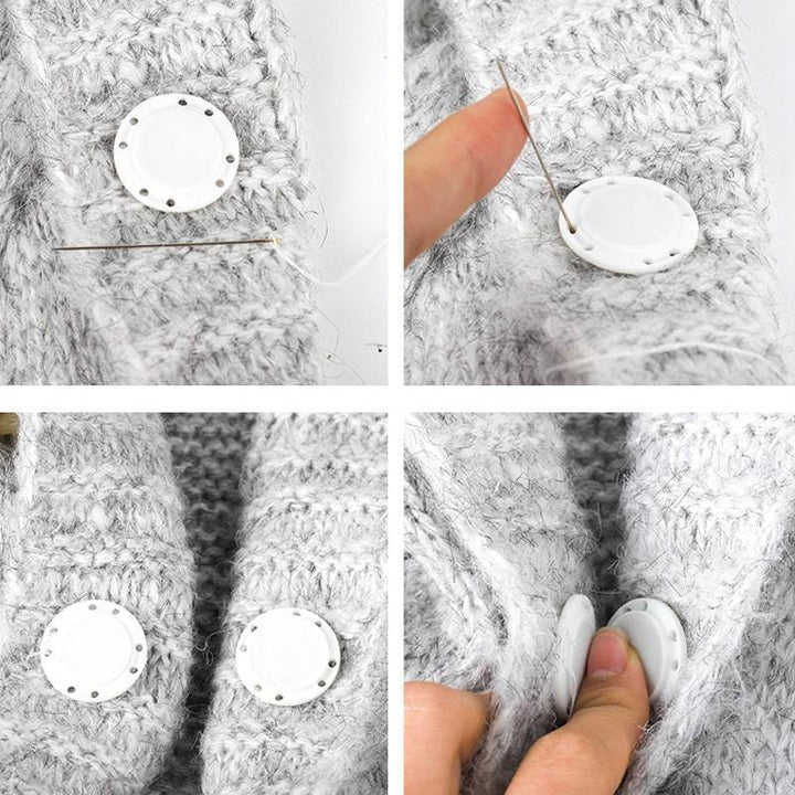BowLift | 5PCS High-Grade Invisible Plastic Magnet Button Set