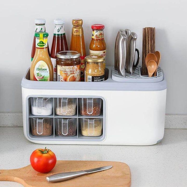 BowLift | Multifunctional Kitchen Silverware Grain Storage Organizer