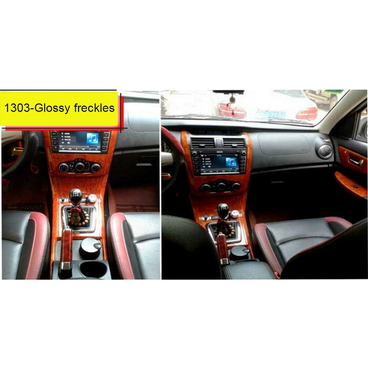 BowLift | Wood Grain Interior Car Stickers