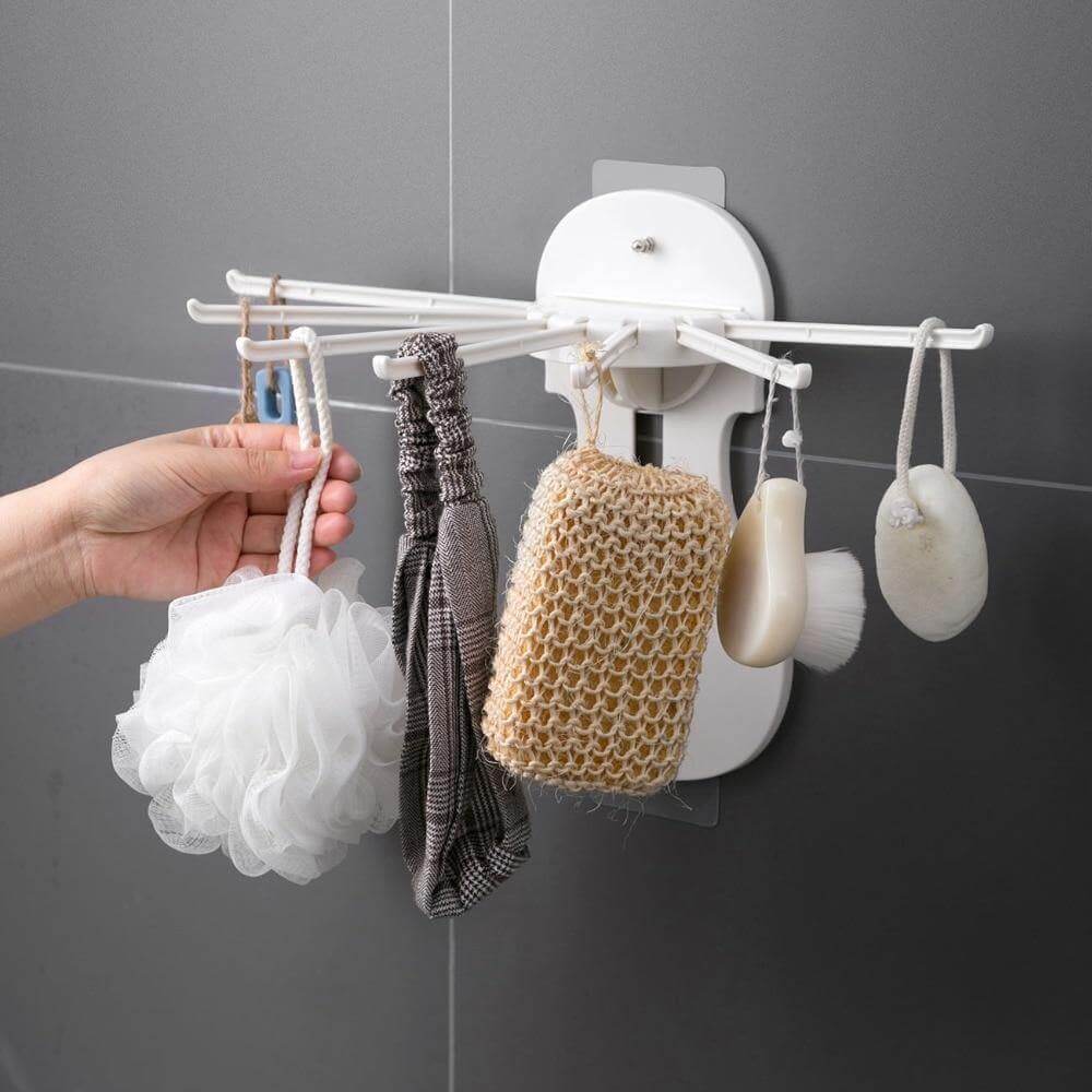 BowLift | No-Drill Foldable Wall-Mounted Kitchen Storage Rack