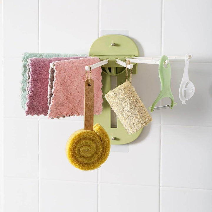 BowLift | No-Drill Foldable Wall-Mounted Kitchen Storage Rack