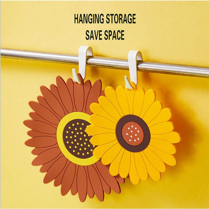 BowLift | Multifunctional Sunflower Table Mat Coaster