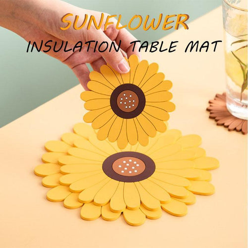 BowLift | Multifunctional Sunflower Table Mat Coaster
