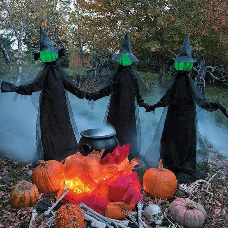 BowLift | 3Pcs Voice Control Halloween Witch Decoration Light Set