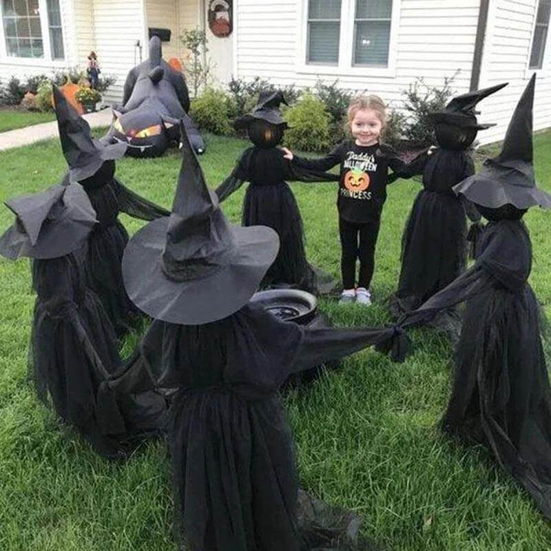 BowLift | 3Pcs Voice Control Halloween Witch Decoration Light Set