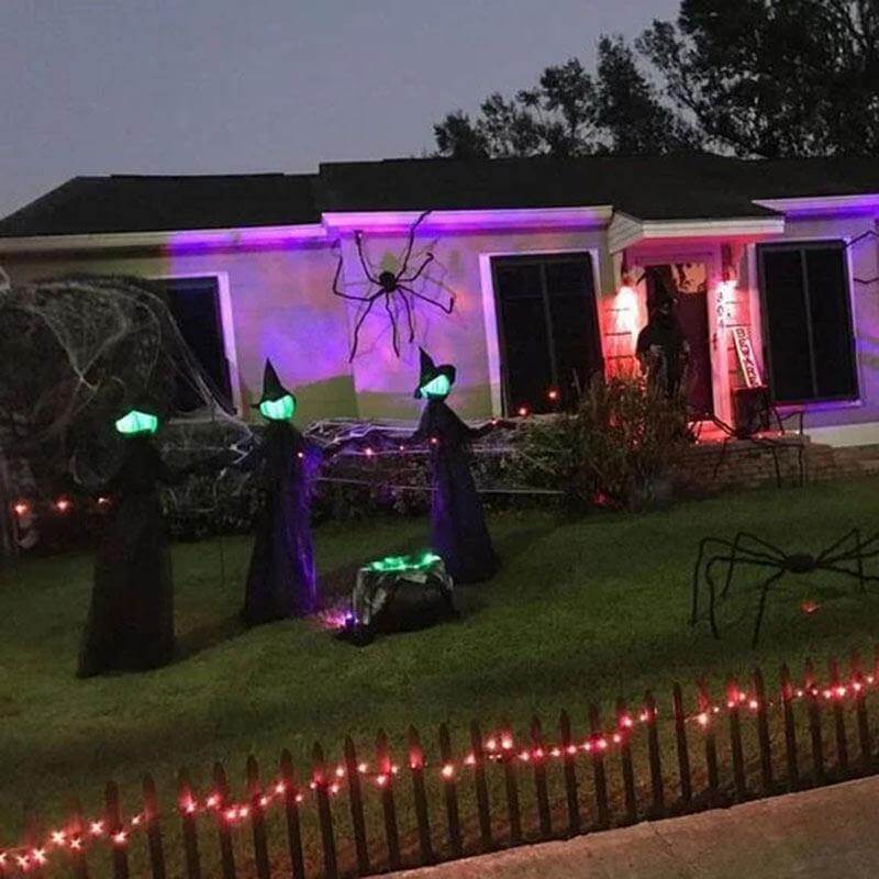 BowLift | 3Pcs Voice Control Halloween Witch Decoration Light Set