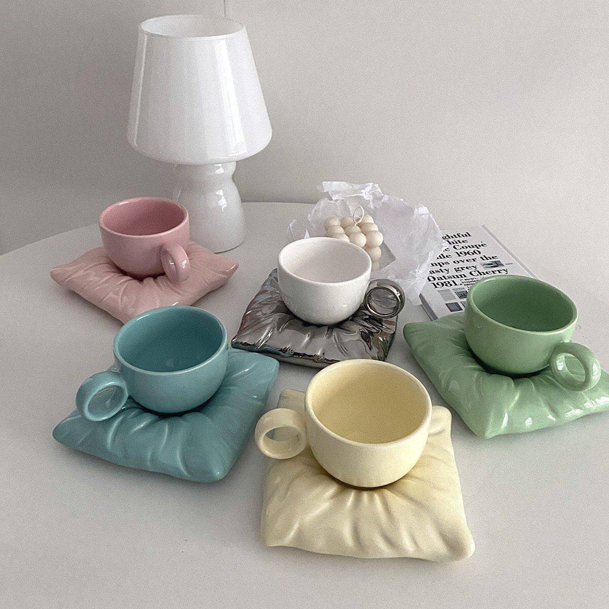 BowLift | Lazy House Ceramic Coffee Mug Set