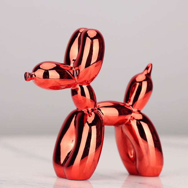 Nordic Resin Balloon Dog Figurines | Bowlift