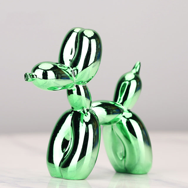 Nordic Resin Balloon Dog Figurines | Bowlift
