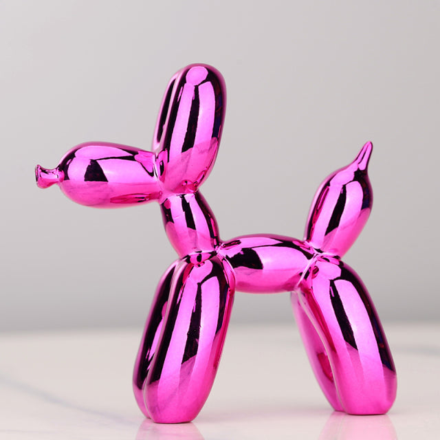 Nordic Resin Balloon Dog Figurines | Bowlift
