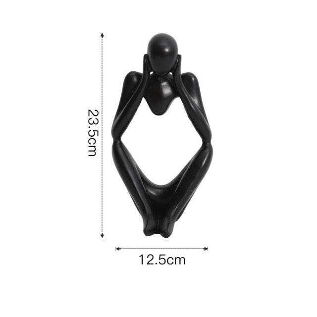 BowLift | Nordic Abstract Unique Thinker Figurine Home Decor