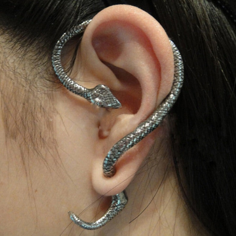 BowLift | Twining Snake Punk Style  Earrings