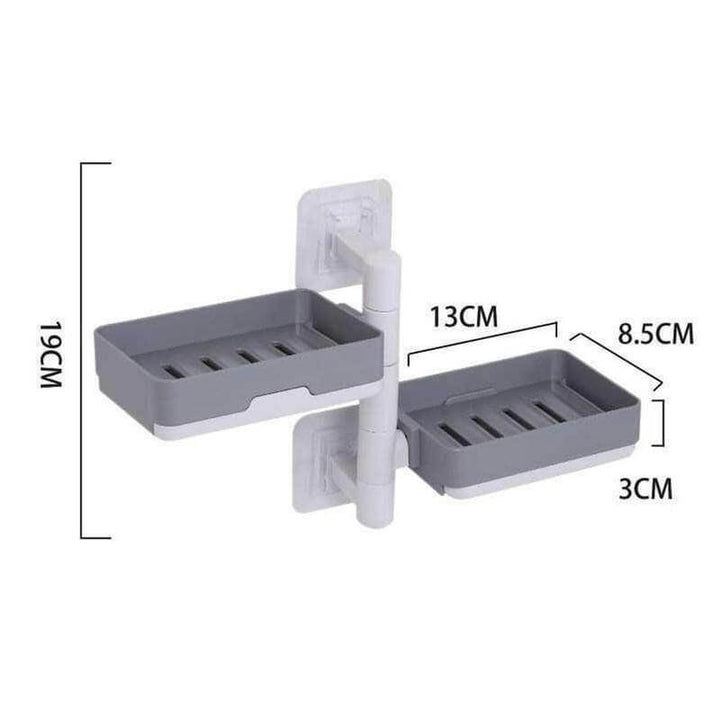 BowLift | Wall-Mounted Multi Layer Rotatable Soap Holder