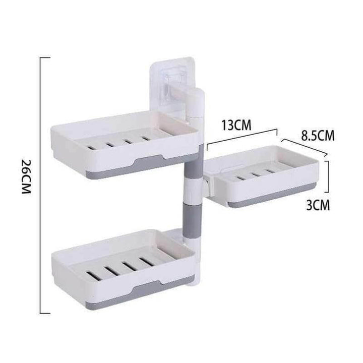 BowLift | Wall-Mounted Multi Layer Rotatable Soap Holder