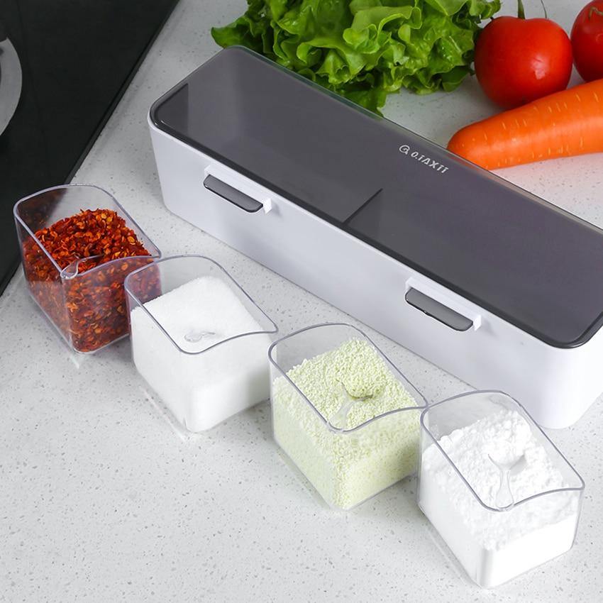BowLift | Wall-Mounted Spice Seasoning Jar Rack