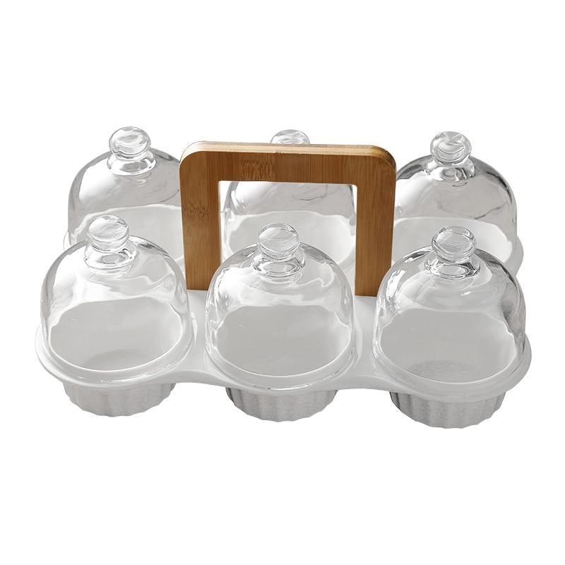BowLift | Ceramic Glass Lid Snack Plate