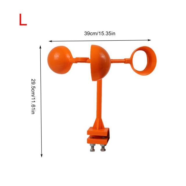 Wind Power Rotating Solar Animal Repeller | Bowlift