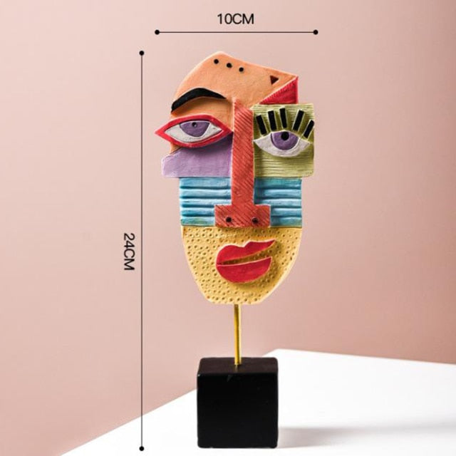 BowLift | Abstract Pop Art Face Home Sculpture