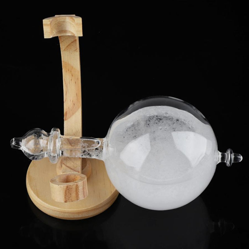 BowLift | Wooden Weather Forecast Crystal Glass