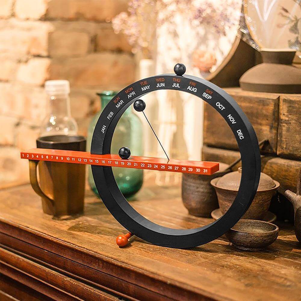 Flip Magnetic Manual Daily Desktop Calendar | Bowlift