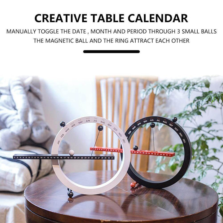 Flip Magnetic Manual Daily Desktop Calendar | Bowlift