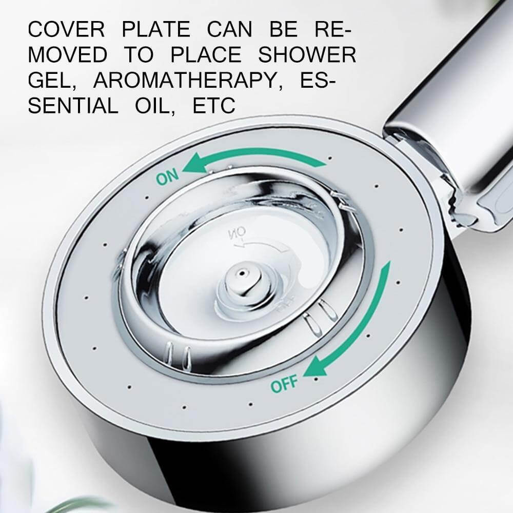 BowLift | Double-Sided High Pressure Soap Dispensing Shower Head