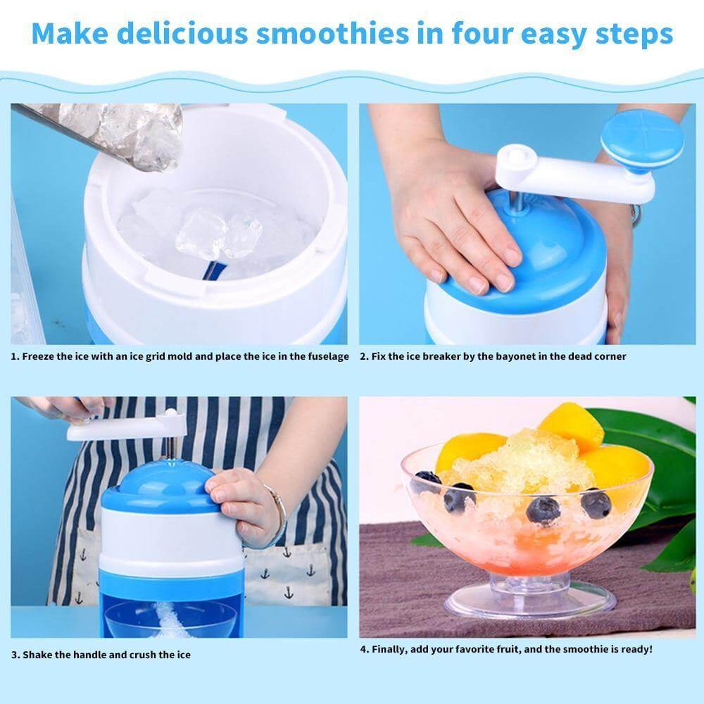BowLift | Portable Manual Easy Ice Crusher Maker
