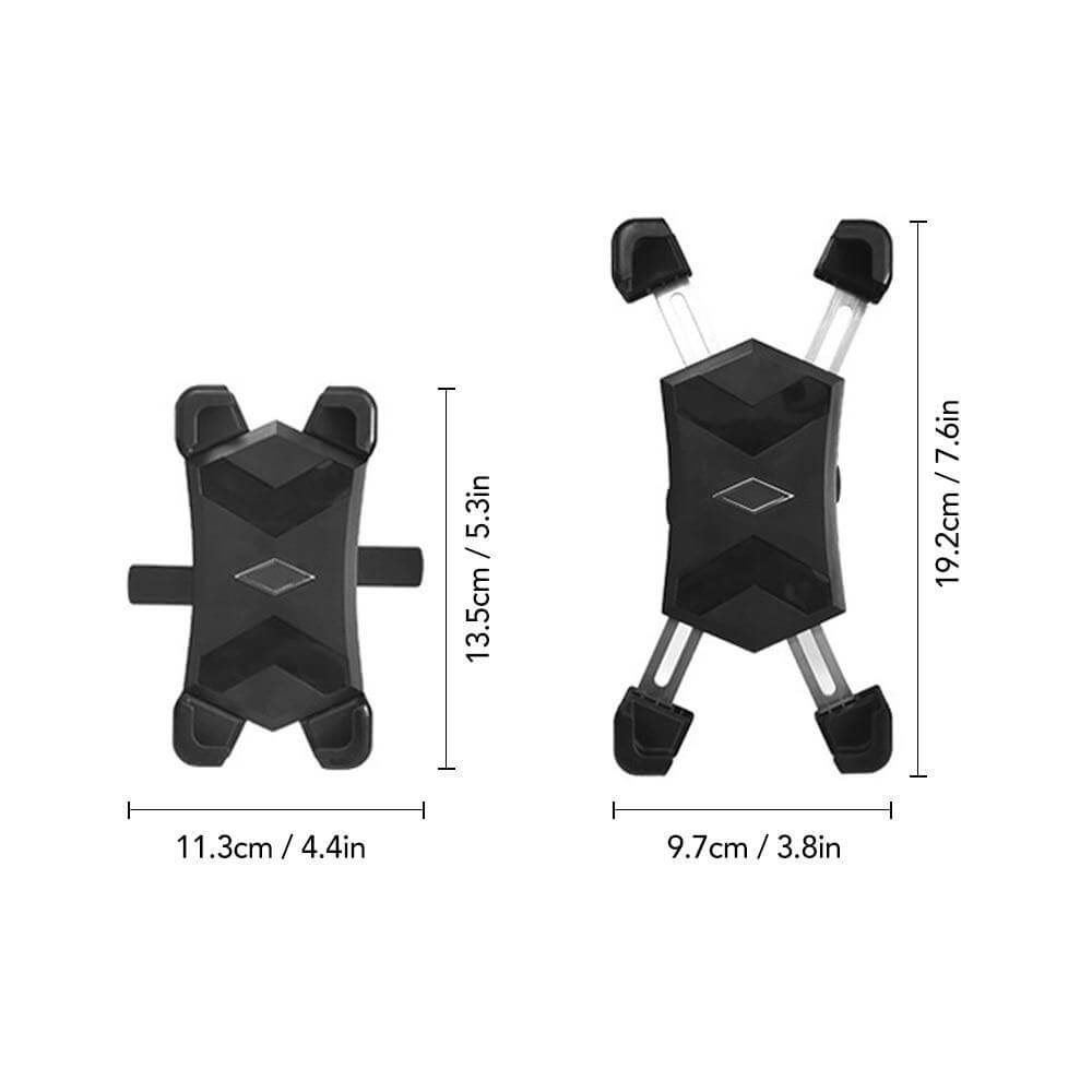 Adjustable 360 Automatic Bike Phone Holder | Bowlift