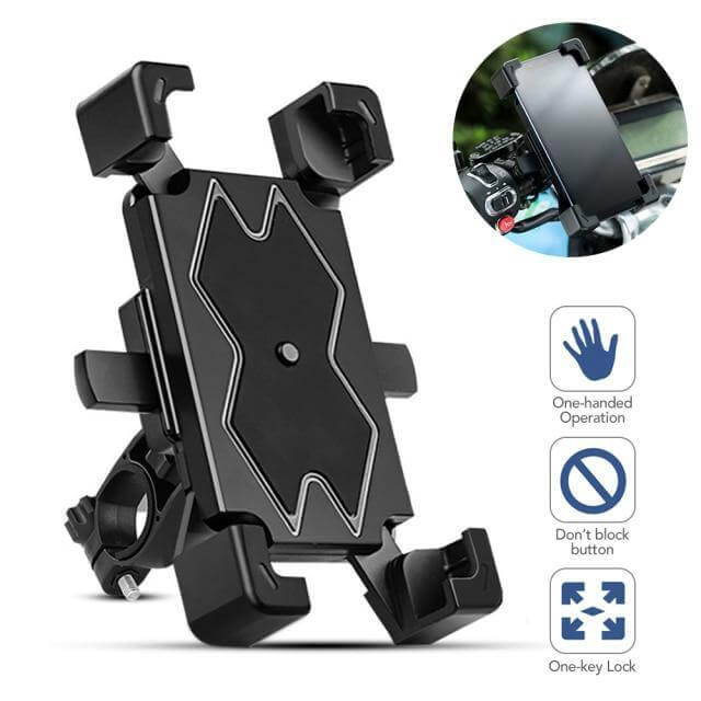 Adjustable 360 Automatic Bike Phone Holder | Bowlift