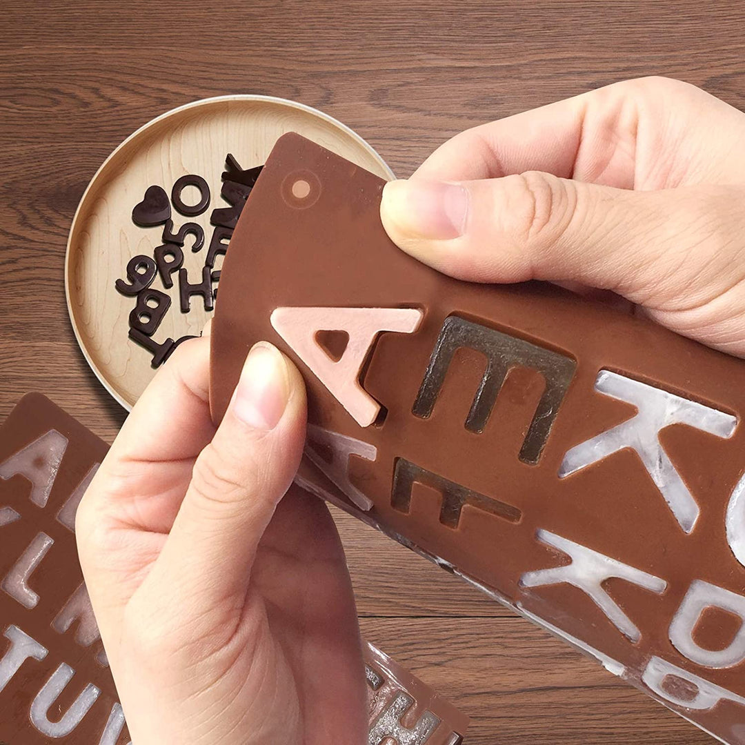 BowLift | 3D Alphabet Silicone DIY Chocolate Mold