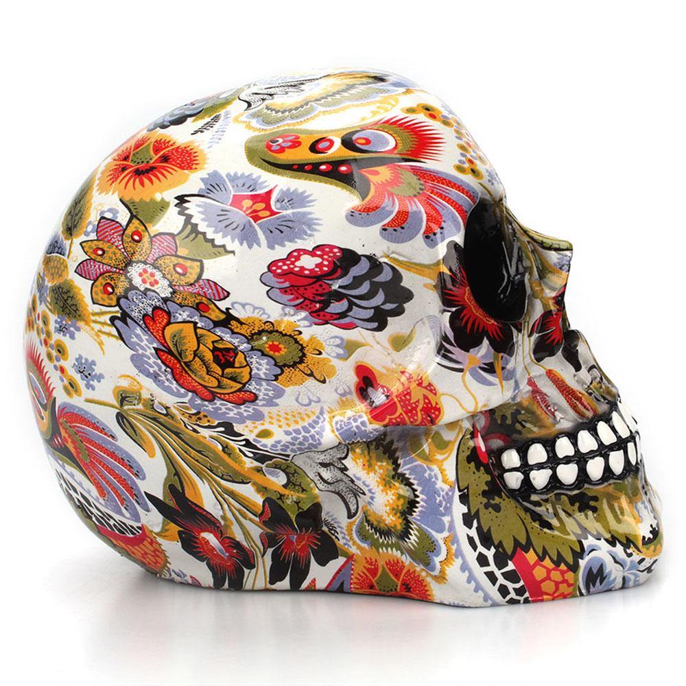 BowLift | Creative Colorful Resin Skull Halloween Party Decoration