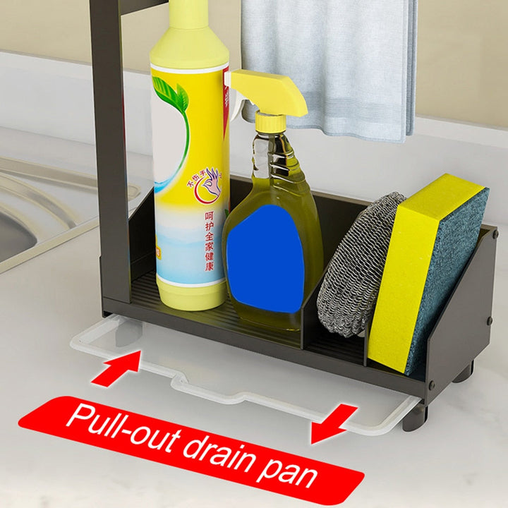 BowLift | Non-Slip Kitchen Sink Storage Rack Drainer