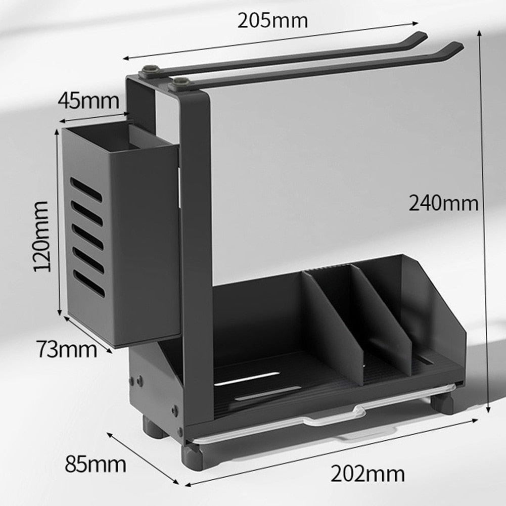 BowLift | Non-Slip Kitchen Sink Storage Rack Drainer