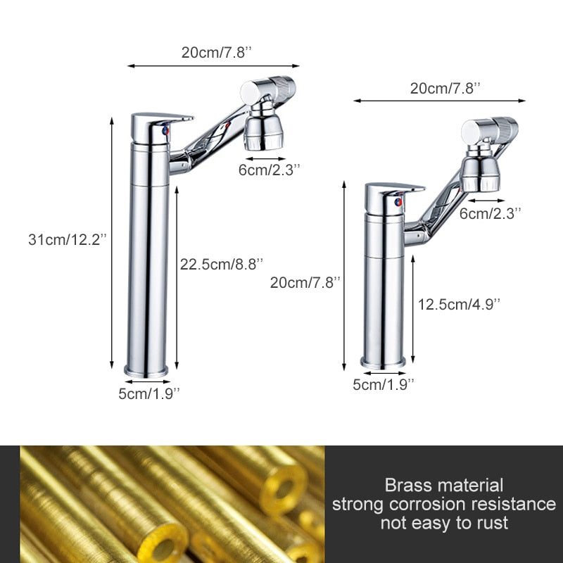 BowLift | Elegant Luxury Rotating Basin Faucet