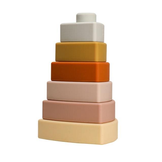 BowLift | Baby Silicone Construction Stacking Smart Block Game