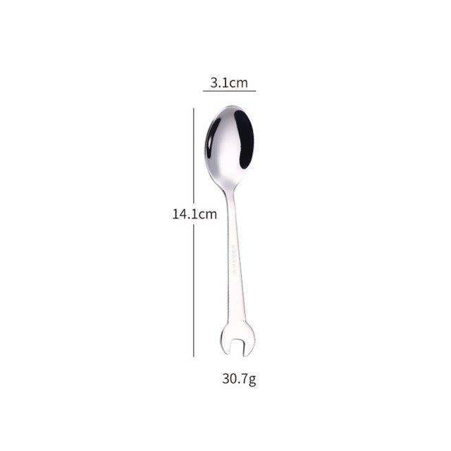 BowLift | Creative Wrench Shape Fork Spoon Cutlery Set