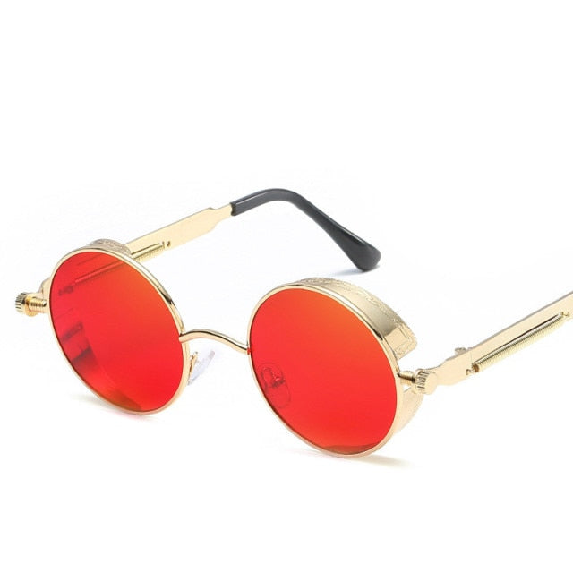 Creative Round Retro Round Metal Sunglasses | Bowlift