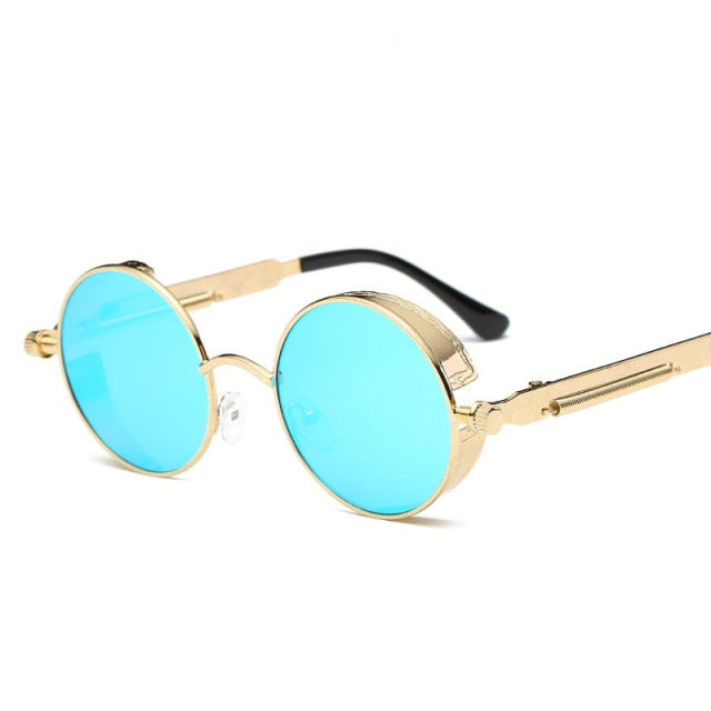 Creative Round Retro Round Metal Sunglasses | Bowlift