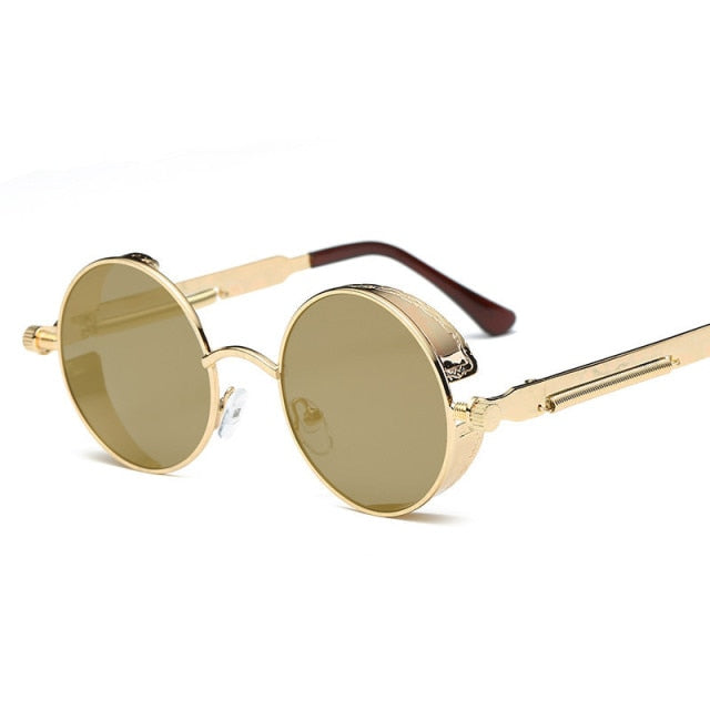 Creative Round Retro Round Metal Sunglasses | Bowlift