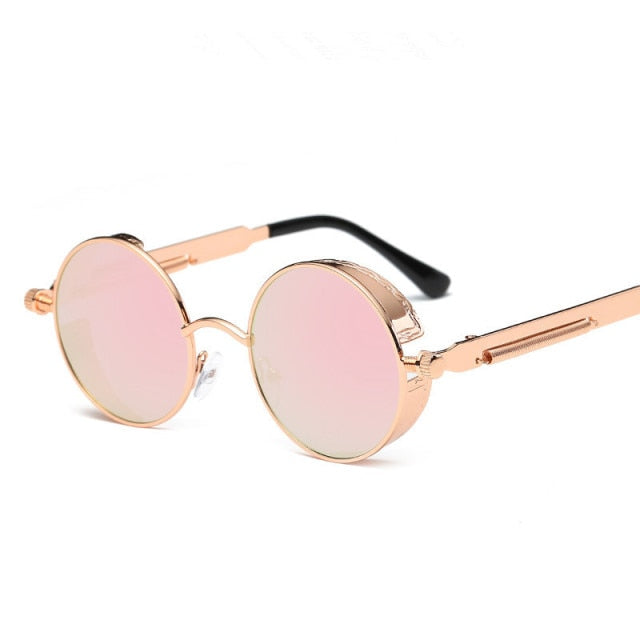 Creative Round Retro Round Metal Sunglasses | Bowlift