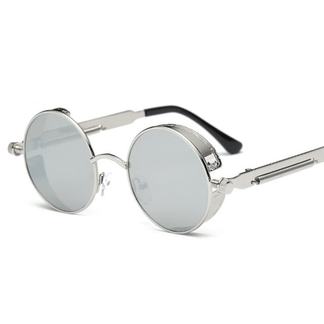 Creative Round Retro Round Metal Sunglasses | Bowlift