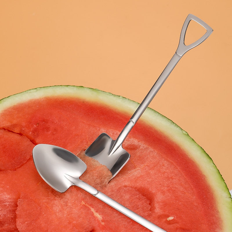 BowLift | Creative Shovel Shape Dessert Spoons