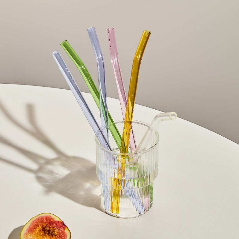 Reusable Glass Straw Set | Bowlift