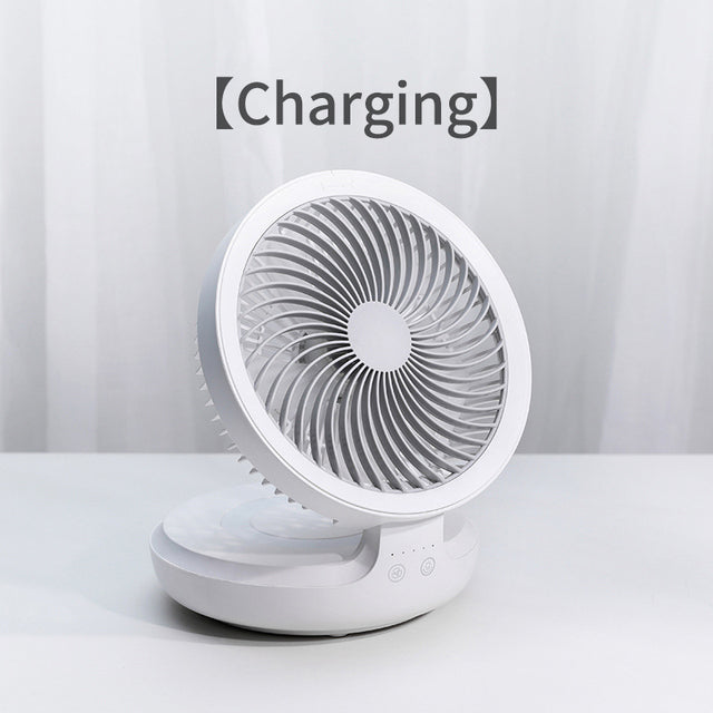 BowLift | Portable Wireless Foldable Fan Night Lamp