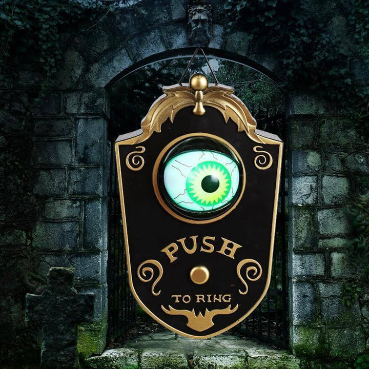 One-Eyed Luminous Glowing Halloween Doorbell | Bowlift